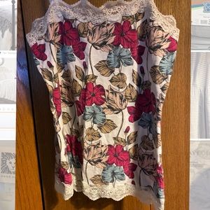 Anne Taylor Lace Trim Cami